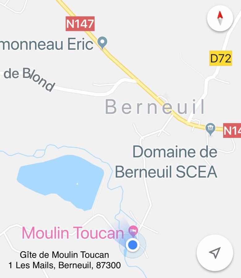 Gite Du Moulin Toucan Berneuil  Eksteriør billede